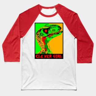 Night of the Living Raptor Baseball T-Shirt